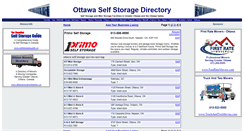 Desktop Screenshot of ottawaselfstoragedirectory.ca